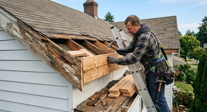 Eaves Repair in Wilmington, NC