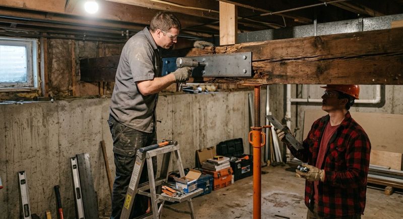 Floor Beam Repair in Wilmington, NC