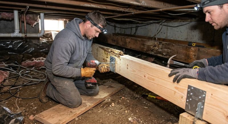 Floor Joist Replacement in Wilmington, NC
