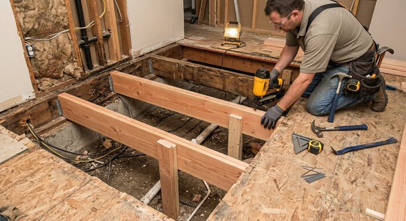 Floor Joist Replacement in Conroe, TX