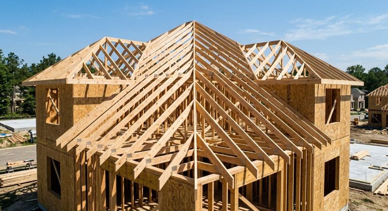Hip Roof Framing in Kansas City, KS
