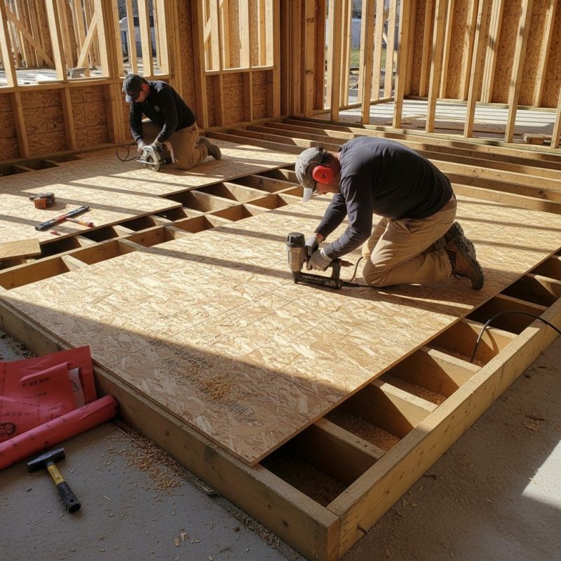 Plywood Flooring Installation in Wilmington, NC