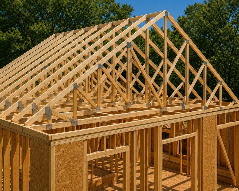 Roof Trusses Installation in Conroe, TX