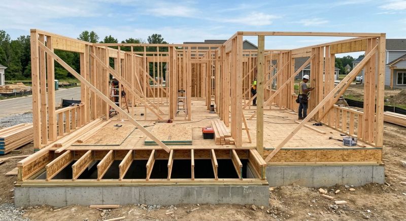 Structure Framing in Kansas City, KS