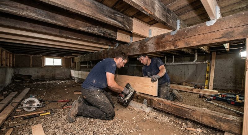 Subfloor Joist Replacement in Wilmington, NC