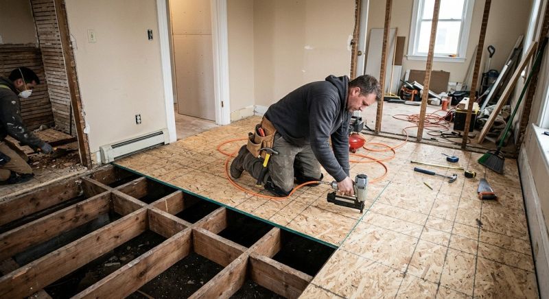 Subflooring Renovation in Wilmington, NC