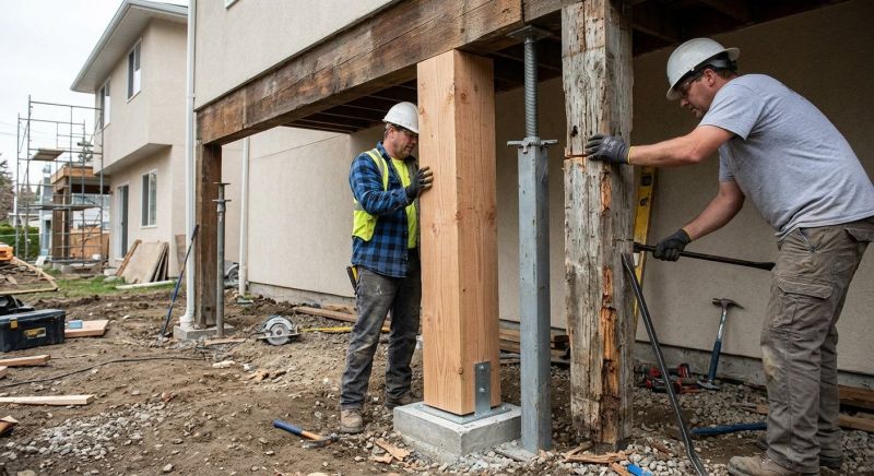 Support Column Replacement in Kansas City, KS