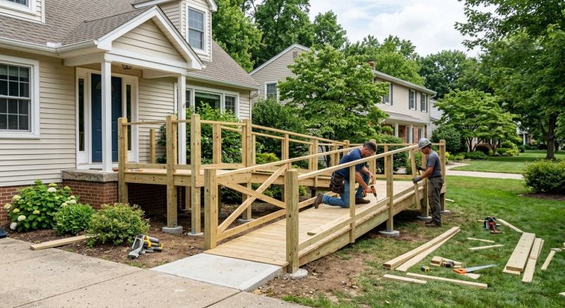 Accessible Ramp Construction in Wilmington, NC