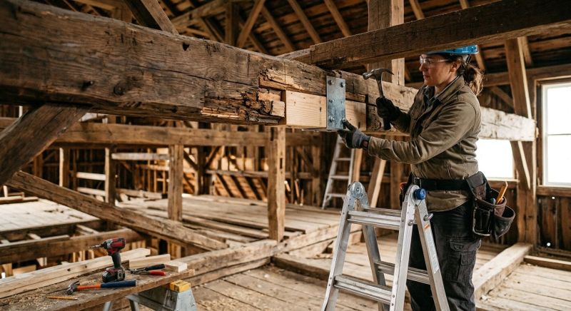 Barn Beam Replacement in Conroe, TX
