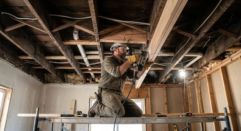 Basement Joist Repair in Wilmington, NC