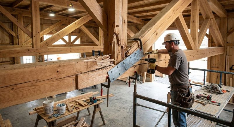 Broken Truss Repair in Wilmington, NC