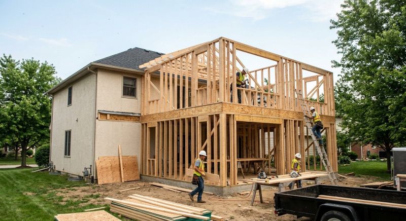 Building Framing in Conroe, TX