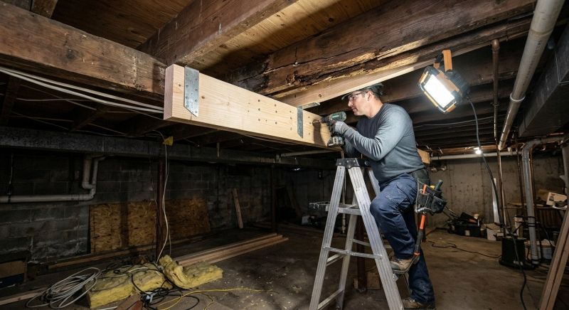 Ceiling Joist Repair in Wilmington, NC