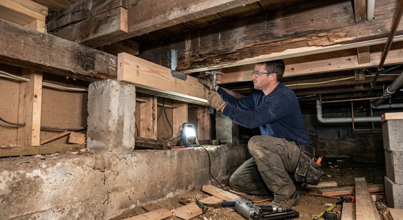 Ceiling Joist Repair in Wilmington, NC