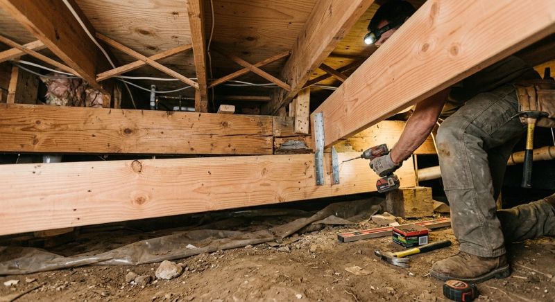 Ceiling Joist Repair in Kansas City, KS