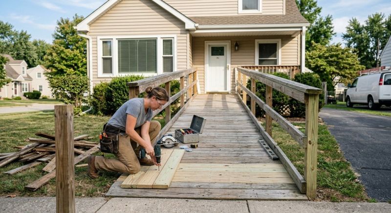 Church Ramp Installation in Wilmington, NC