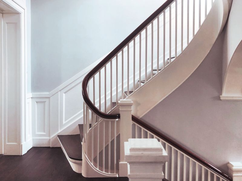 Curved Staircase Installation in Wilmington, NC