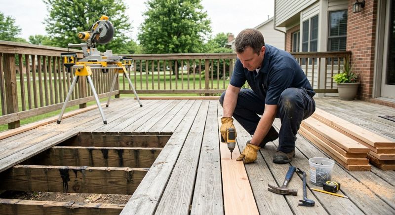 Deck Stairs Repair in Redmond, WA