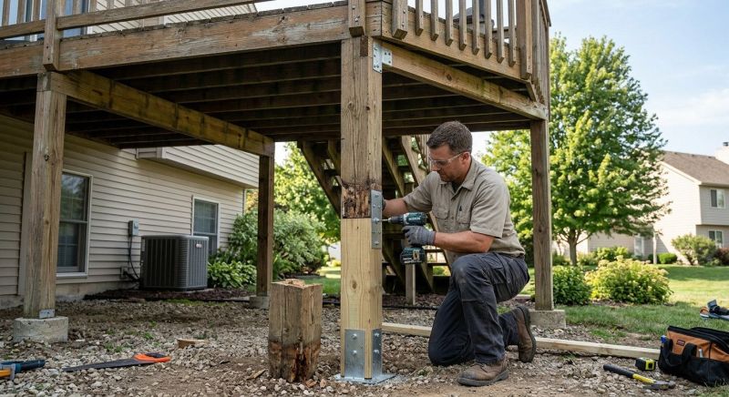 Deck Stairs Repair in Redmond, WA