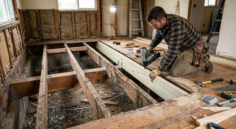 Floor Framing Repair in Wilmington, NC