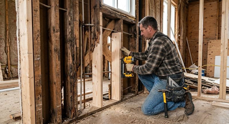 Floor Framing Repair in Wilmington, NC