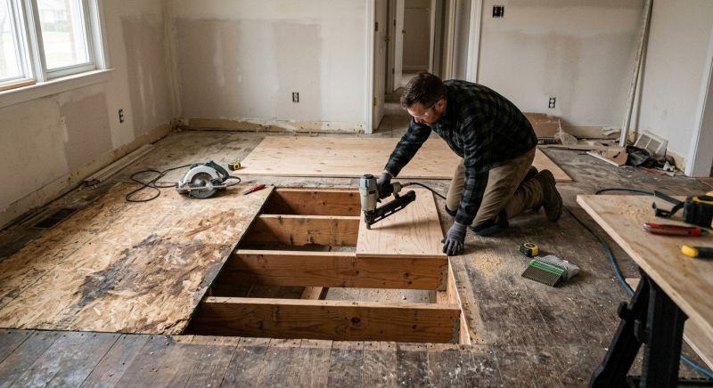 Floor Framing Replacement in Kansas City, KS
