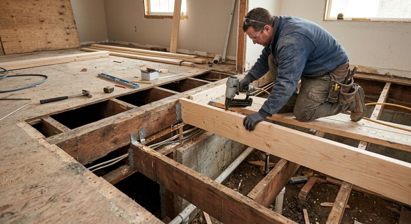 Floor Framing Replacement in Conroe, TX