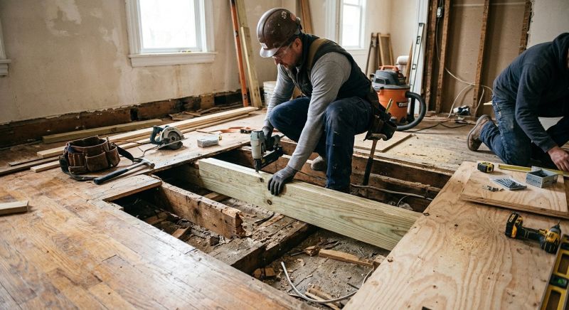 Floor Joist Repair in Wilmington, NC