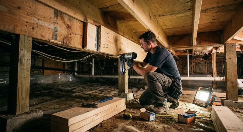 Floor Joist Repair in Conroe, TX