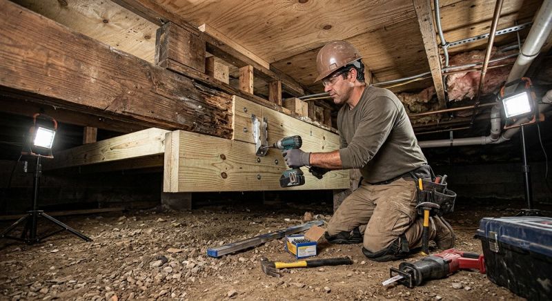 Floor Joist Replacement in Kansas City, KS