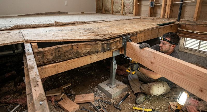 Floor Joist Replacement in Kansas City, KS