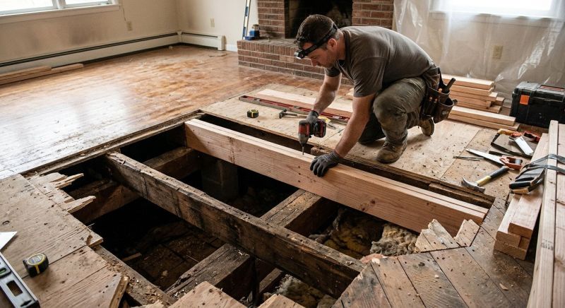 Floor Joist Replacement in Kansas City, KS