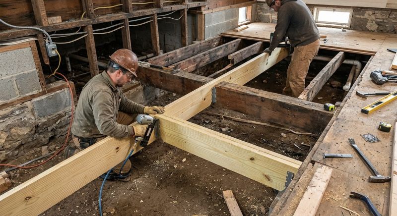 Floor Joists Repair in Kansas City, KS