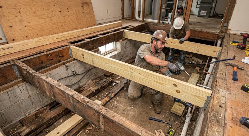 Floor Joists Replacement in Wilmington, NC