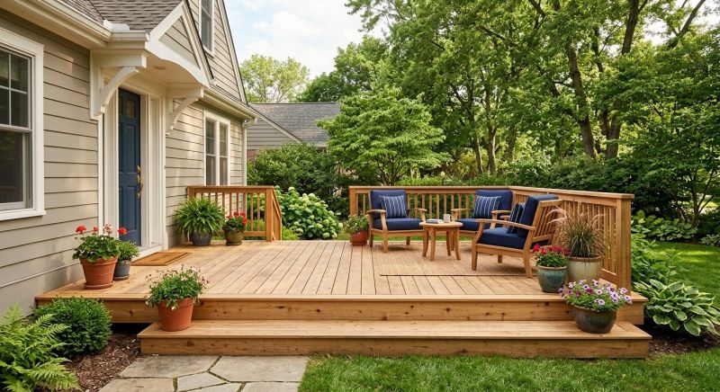 Front Deck Construction in Redmond, WA