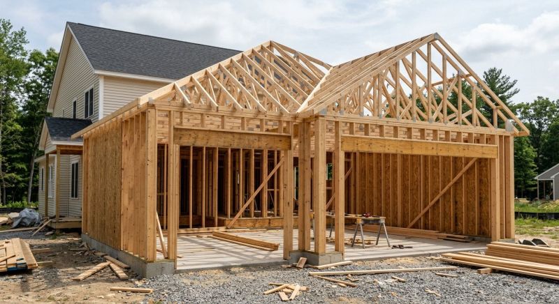 Garage Framing in Kansas City, KS
