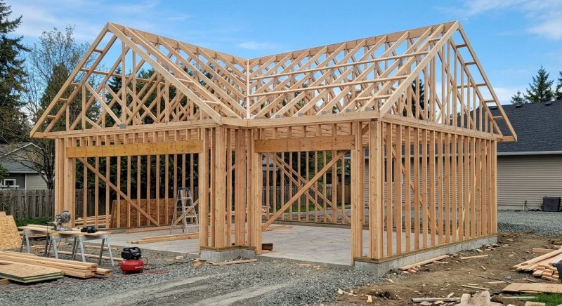 Garage Framing in Kansas City, KS