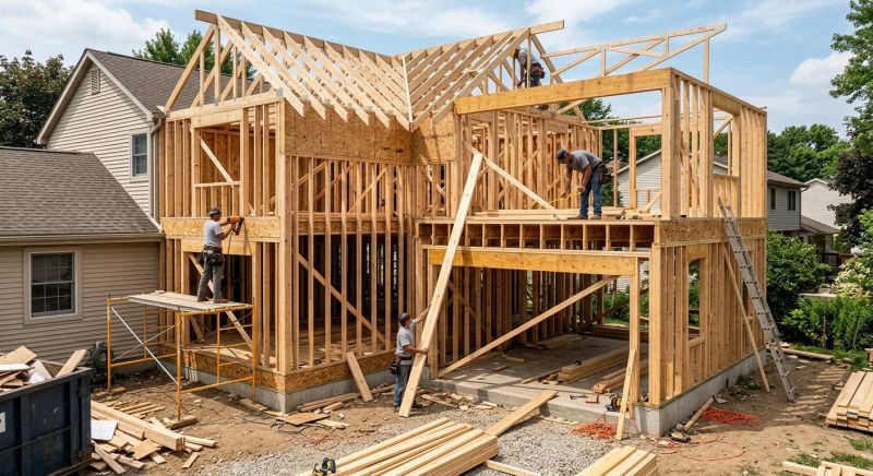 Home Renovation Framing in Kansas City, KS