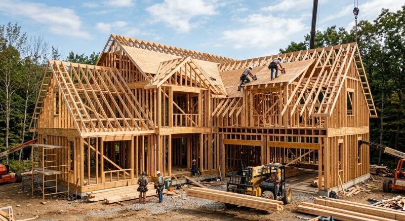 House Framing in Conroe, TX