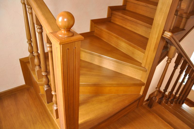 Oak Stairs Installation in Wilmington, NC