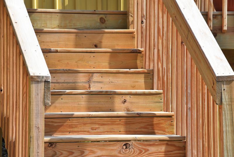 Oak Stairs Installation in Wilmington, NC
