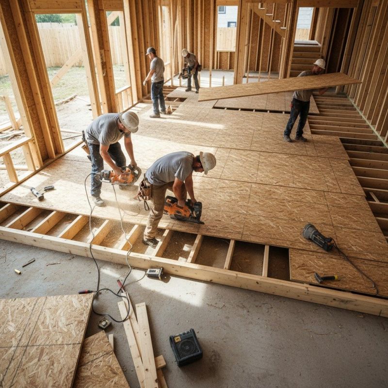 Plywood Flooring Installation in Wilmington, NC