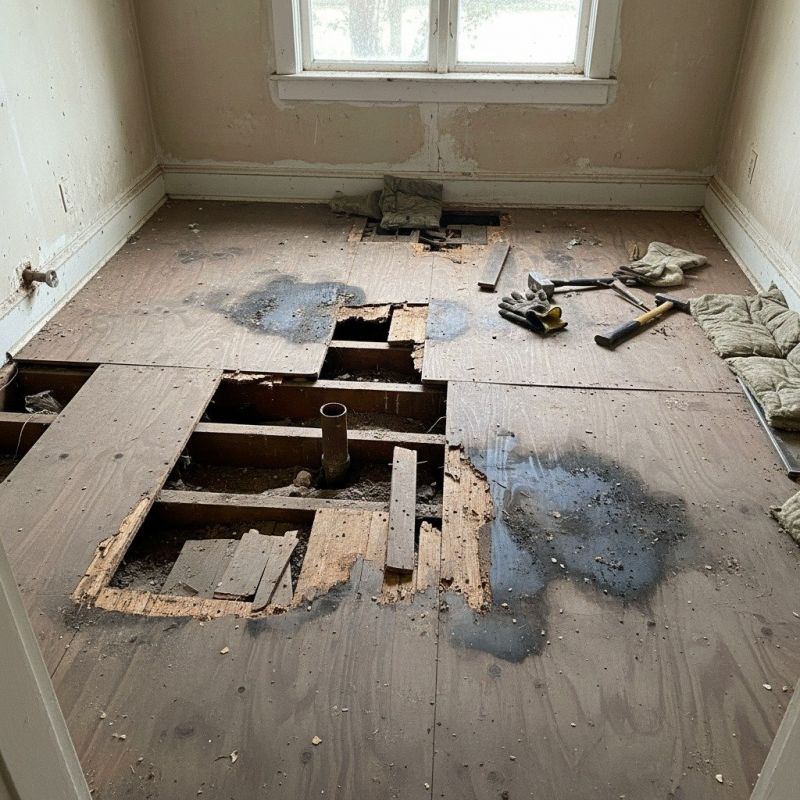 Plywood Subfloor Repair in Conroe, TX
