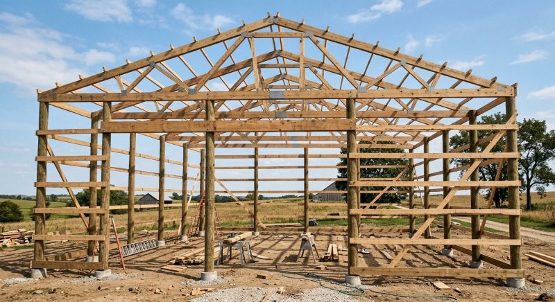 Pole Barn Framing in Wilmington, NC