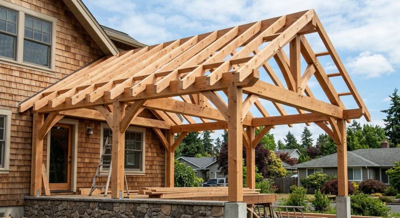 Porch Framing in Wilmington, NC