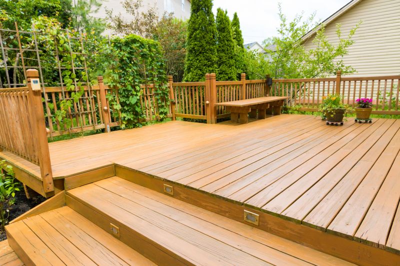 Redwood Deck Installation in Stamford, CT