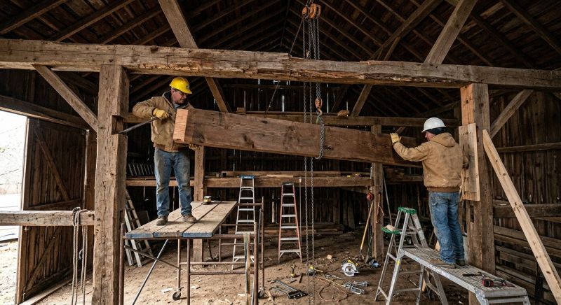 Roof Beam Replacement in Wilmington, NC
