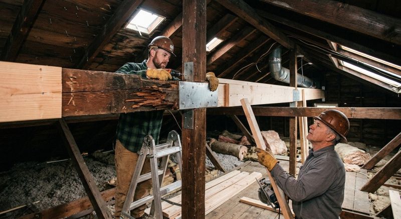 Roof Beam Replacement in Kansas City, KS