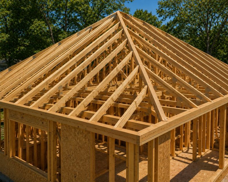 Roof Truss Framing in Conroe, TX