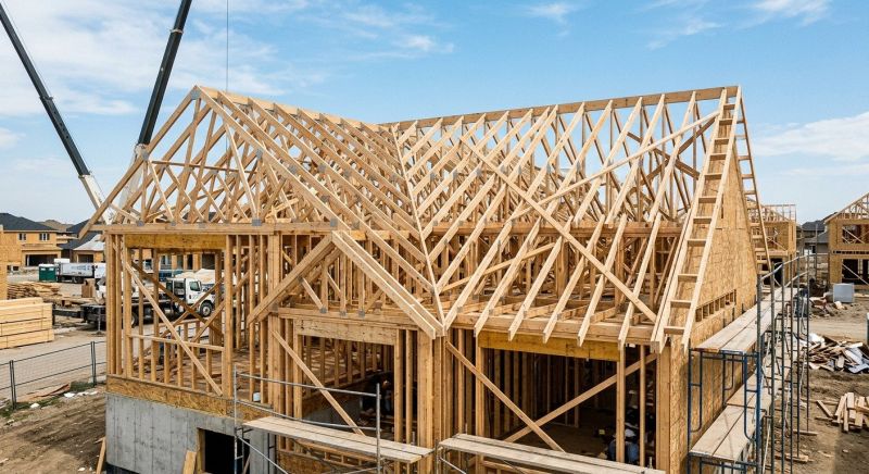 Roof Truss Framing in Conroe, TX